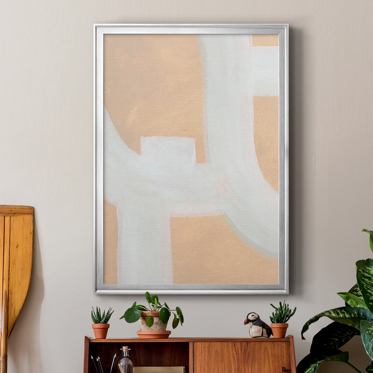 Neutral Winding Paths II Premium Framed Print, in Gold, Black, or Silver - Ready to Hang
