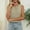 Khaki, variant on Fznquz Summer Women's Tank Tops Work Dressy Tank Top Gray 2026 Keyhole Neck Linen Women Tops