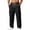 (New33)Black, variant on ThriftyPlait Mens Wide Leg Cargo Jogger Sweatpants Casual Elastic Drawstring Waist Multi Pocket Pants Straight Fit Daily Walking Outdoor Pants