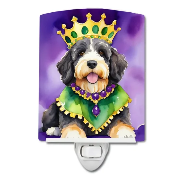 Bernedoodle Ceramic Night Light