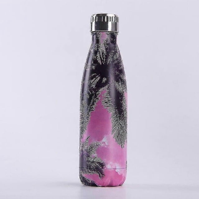 (137)500Ml water bottle stainless steel vacuum flask shaker sports outdoor portable coke bottle