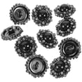 thumbnail image 1 of USHOBE 10Ud Botones Para Coser Negros Con Estilizado Ideal Para Abrigos Y Chaquetas Decorativas, 1 of 5