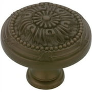 DISCONTINUED Liberty Hardware Tumbled Bronze 30mm Round Vintage Knob, P10114-TBZ-C
