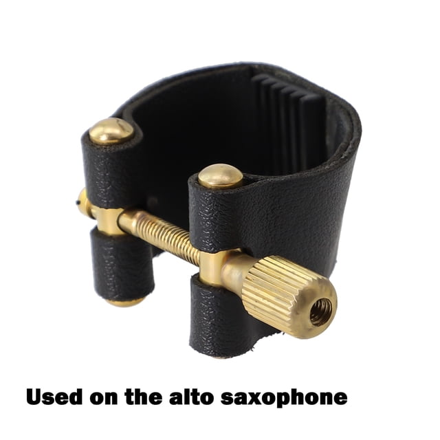 MYG Clip de Fixation en Cuir pour Saxophone pour Accessoires Tenor Sax