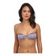 thumbnail image 1 of Top de baño bandeau con estampado integral para mujer de Roxy, azul, mediano Roxy Bandeau, 1 of 2