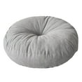 thumbnail image 5 of CoudarTitie Round Floor Pillow Meditation Cushion Decorative Comfortable Floor Cushion Pad for Bedroom Office Balcony Indoor Light Gray, 5 of 9