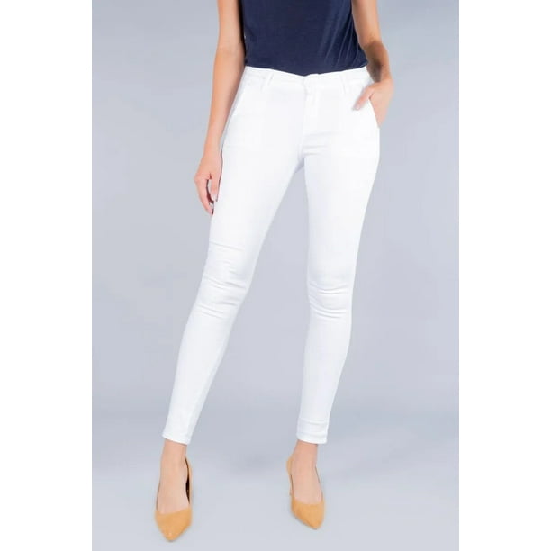 Pantalon Oggi Jeans De Gabardina Dama Chinos Skinny