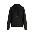 thumbnail image 5 of Scoop Women's and Women's Plus New Scubaknit Funnel Neck Sweatshirt, Sizes XS-4X, 5 of 5