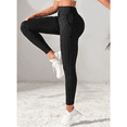 thumbnail image 2 of SOMER Leggings for Women Yoga Pants Black Womens Joggers Drawstring High Waisted Leggings with Pockets for Gym Workout Pants 2025, 2 of 6