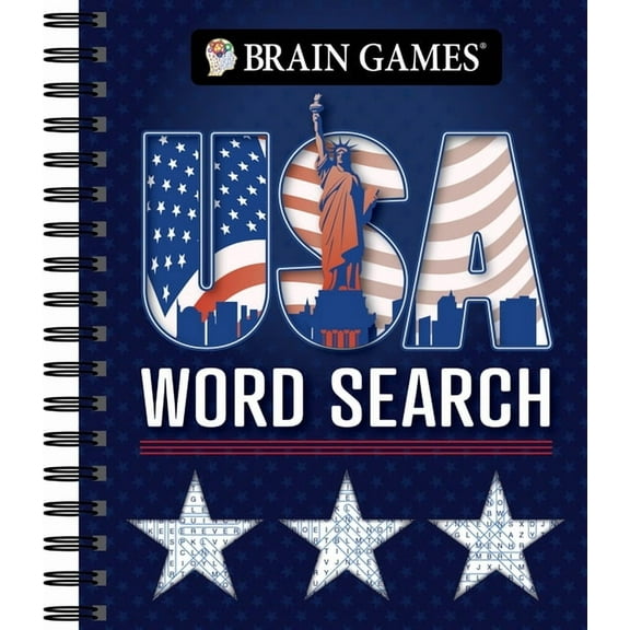 Brain Games Brain Games - USA Word Search (#3), (Spiral-Bound)