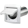 Dundas Jafine EzAccess 4 In. White Plastic Dryer Vent Hood BHLH4WZW