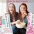 thumbnail image 5 of Bestie Gift for Women, Bestie Birthday Gifts for Women, Bestie Blanket, Best Friend Birthday Gifts for Women, Bestie Gifts, Birthday Gift for Best Friend Woman (50 * 60inch), 5 of 5