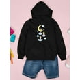 thumbnail image 3 of Kids On Clouds With Moon Hoodie Juniors -Image by Shutterstock,  Small, 3 of 4