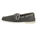 thumbnail image 3 of Sperry Top-Sider Leeward 2-Eye Men's Grey Leather Boat Shoe 8M, 3 of 5