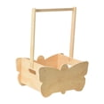 thumbnail image 4 of Armario de ducha de madera, cesta de almacenamiento, cesta de regalo, caja de bienvenida con asa para baberos, padres, trajes de niño y niña recién na, 4 of 9