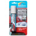 thumbnail image 2 of Car Marker Pens Auto Writer White - Windows, Glass, Tire, All Surfaces - Any Motorcycle, Truck or Bicycle, Wet Erase Removable Markers Pen (White, Wide 15mm Tip), 2 of 10