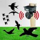 thumbnail image 1 of Solar Powered Outdoor Ultrasonic Pest Bird Crow Animal Repeller Repellent Scarer, 1 of 5