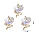 thumbnail image 5 of dianhelloya Diy Manicure Supplies 3pcs Snake Around 3d Heart Faux Crystal Charms Nail Art Rhinestones Nail Decorations for Manicure Supplies Phone Case Decoration, 5 of 8