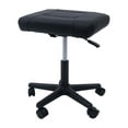 thumbnail image 5 of Footrest Under Desk Rolling Stool, Ergonomic Height Adjustable Comfort Foot Stool for Home Office,Black, 5 of 14