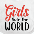 thumbnail image 4 of Inktastic Girls Rule the World Boys or Girls Baby Bib, 4 of 4