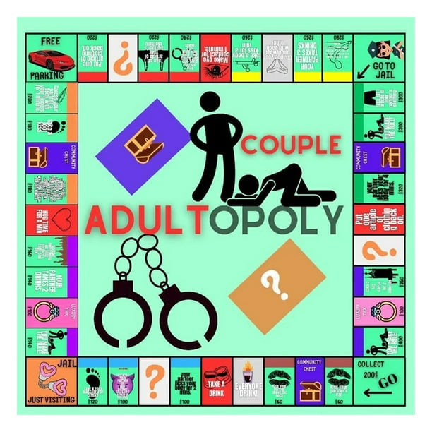 Pareja Adulto-Juego mesa Opoly Juegos para parejas Ideas citas nocturnas