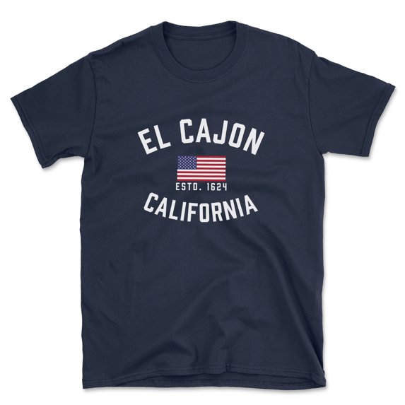 El Cajon California Patriot Men's Cotton T-Shirt