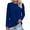 Blue, variant on tklpehg Womens Dressy Tops Loose Going Out Tops Crewneck Lightweight Casual Long Sleeve Tops Tunic Tops Classic Solid Color Blouses (Purple,S)