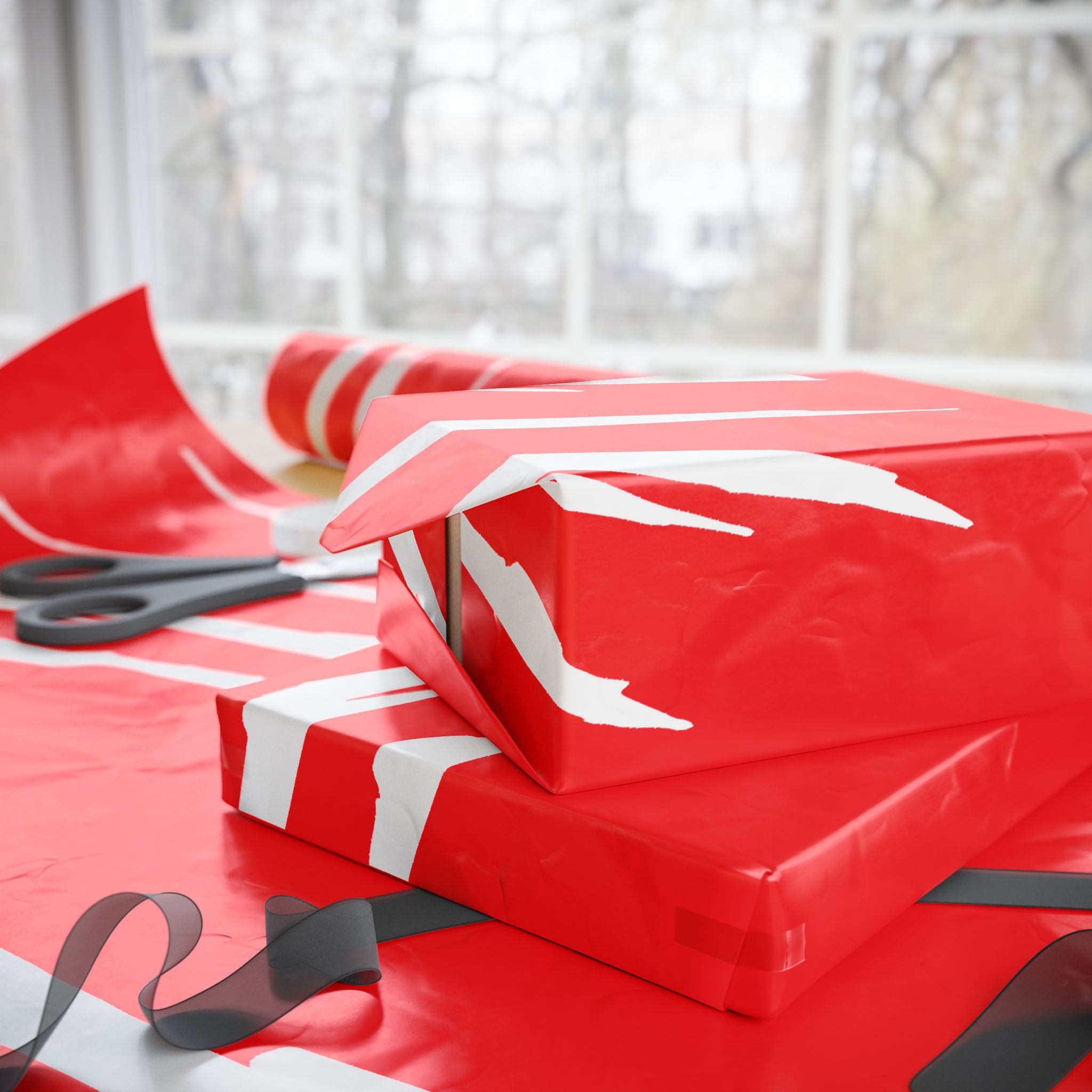 Effete Feline Claw Marks Scratch Gift Wrap Papers