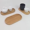 thumbnail image 3 of Wooden Serving Tray Rounded Corner Multi-Purpose Food Plate, 3 of 8