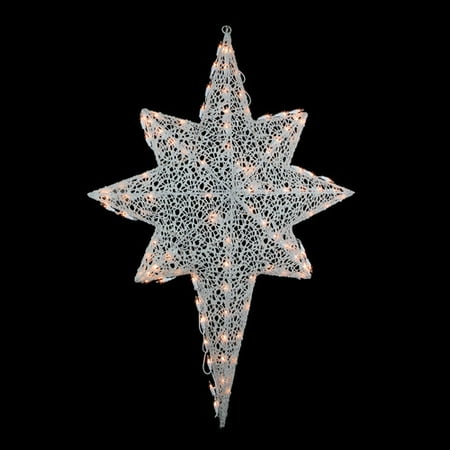 36 quot lighted white glittering mesh 2 d star of bethlehem 36 quot lighted white glittering mesh 2 d star of bethlehem