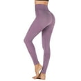 thumbnail image 3 of DODOING Yoga Leggings For Women Tall Running Tights Spandex Pocket Pants Sports Fitness Running Active Leggings Color Block Spliced Stretchy Workout Sportys Leggings Pants, 3 of 7