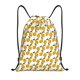 thumbnail image 1 of Fotbe Yellow Pears Bolsa Mochila con Cordón Estampada, Bolsa de Gimnasio Deportiva, Bolsa Cinch, Bolsa con Cordón para Hombres y Mujeres-Small, 1 of 6