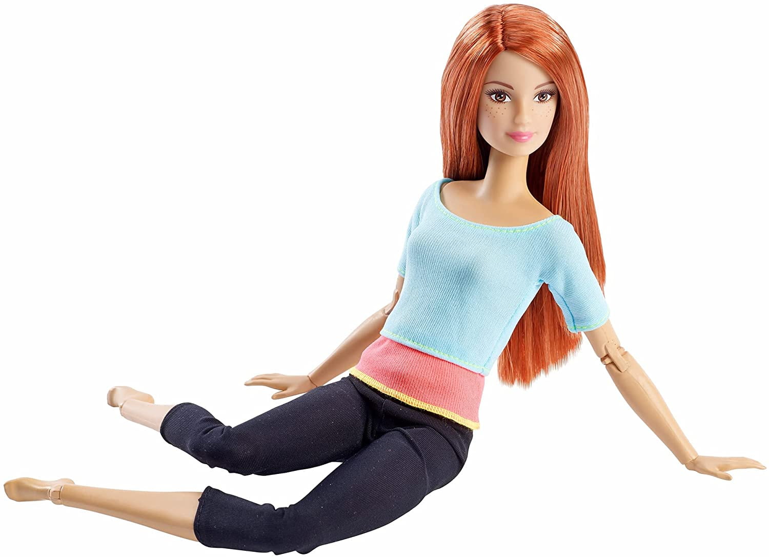 Barbie Endless Moves Doll with Pink Top 