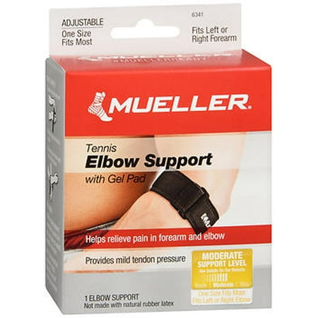 Mueller Sport Care Tennis Elbow Support with Gel Pad One Size #6341 - 1