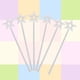 thumbnail image 4 of Varitas de princesa de 6 piezas, pentagrama galvanizado de plástico, varita de hada de ángel plateado para fiesta de cumpleaños, boda, Cosplay, 4 of 5
