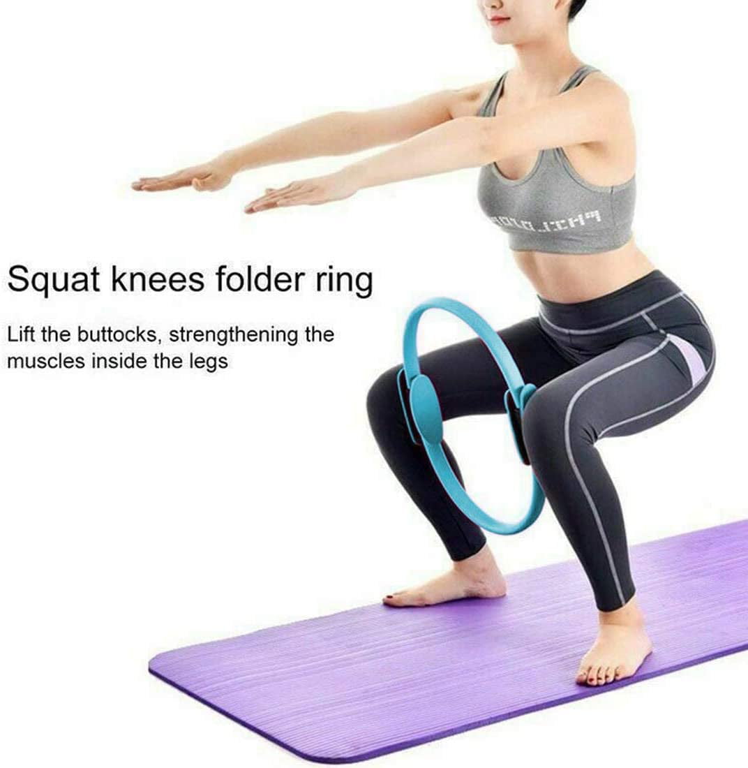 Pilates Ring Magic Circle Grip Sporting Goods Yoga Ring Exercise Massage Lo Z UV 