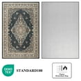 thumbnail image 7 of Homore Dark Grey Floral Medallion Area Rug Non Slip Carpet for Modern Living Rooms, 5' x 8', 7 of 7