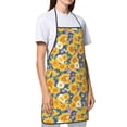 thumbnail image 3 of Bingfone Vintage White Yellow Sunflower for Tie-up Apron, Unisex Waterproof and Stain-Resistant Bib Apron for Kitchen Garden Painting, 3 of 7