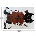 thumbnail image 4 of Flash Furniture Barstow Rectangular Modern White, Black, Brown Area Rug, 3' x 5', 4 of 5
