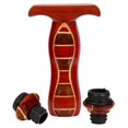 thumbnail image 1 of VinoStrumenti VSWP1 Wine Vacuum Pump Multiwood Laminated with Two Stoppers, 1 of 1