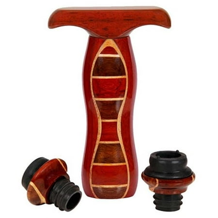 

VinoStrumenti VSWP1 Wine Vacuum Pump Multiwood Laminated with Two Stoppers