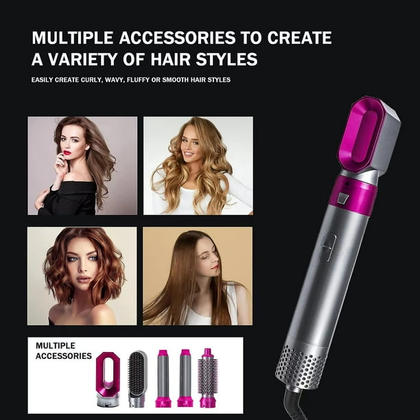 How to use hot air styler five in one purple｜TikTok Search