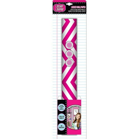 Locker Lounge Pink Chevron Wallpaper