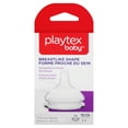 thumbnail image 3 of Playtex Baby Breastlike Silicone Bottle Nipples, Medium Flow, 2 pk, 3 of 5