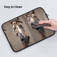 thumbnail image 5 of Pofeuu Funny Horse Faces Expressions Print Laptop Carrying Case,13-15-Inch Laptop and Tablet, Sleek Design, Durable and Water-Repellent Fabric, Business Casual or School-15 inch, 5 of 8