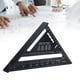 thumbnail image 4 of Regla Triangular, Escuadra De Carpintero Resistente A La Corrosión Buena Dureza Escala Transparente aleación De Aluminio Para Medir, 4 of 7