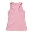 thumbnail image 5 of Gaexia Girls Tank Tops Kids Athletic Racerback Crewneck Sleeveless Undershirts Dance Workout Yoga Shirts For (Pink,9-10 Years), 5 of 7