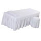 thumbnail image 2 of Falda de cama de masaje de belleza de 190 x 80 cm con funda de almohada y orificio para respirar, funda para taburete Blanco, 2 of 7
