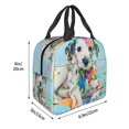 thumbnail image 2 of Defioc A Funny Little Dalmatian Puppy Print Lunch Box,Lunch Bag for Women Men Reusable Insulated Lunch Tote for Work/Office/Picnic/Travel, 2 of 6
