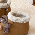 thumbnail image 6 of Quealent Girl's Boy's Winter Snow Boots Ankle Boots for Kids Boots Warm Furry Anti-Slip Brown for Size 11, 6 of 9